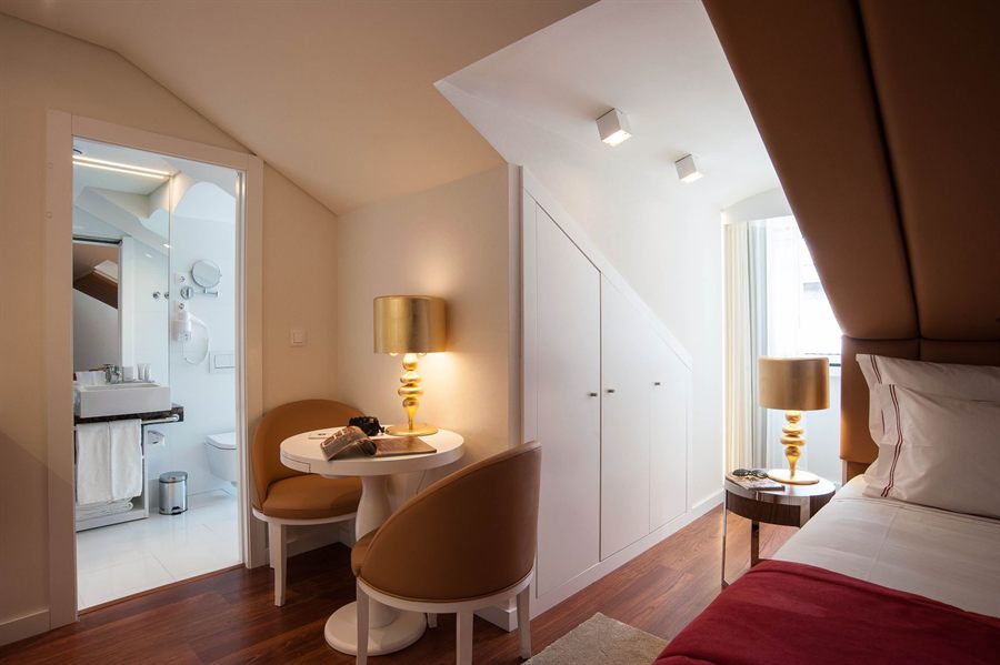 Simple hotel room